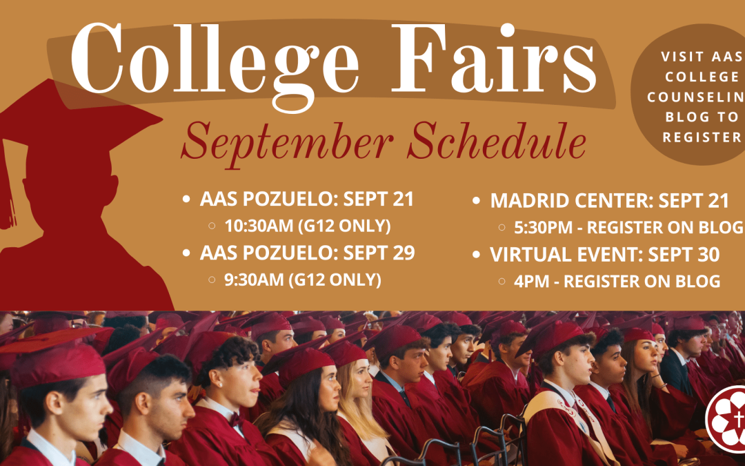 College Fairs – September Schedule