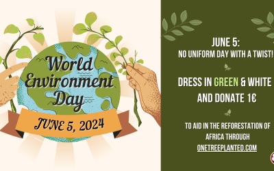 June 5 – HS World Environment Day – Dress in Green and White