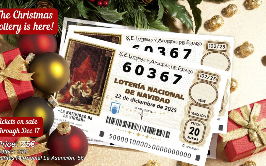 AAS Christmas Lottery is now for sale! / ¡Ya está a la venta la lotería de Navidad de AAS!