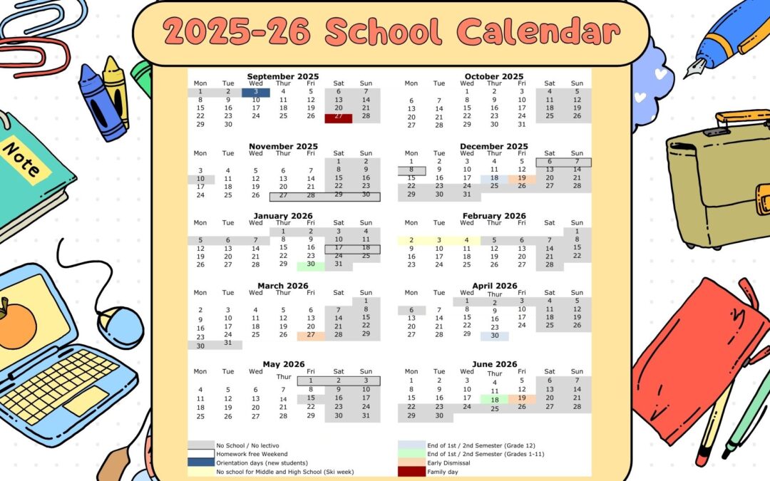 School Calendar 2025-26