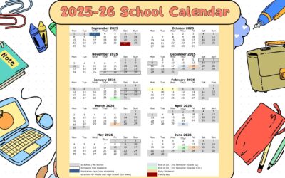 School Calendar 2025-26